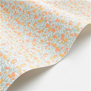 Casadeco|Papier peint fleuri avec groseilles rouges et myrtilles|Floral 2