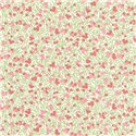 Casadeco|Papel pintado floral estampado con frutas de grosellas rojas y arándanos|Floral