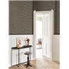 Casadeco|Papier peint fleuri aux tons sombres, style rustique|Floral