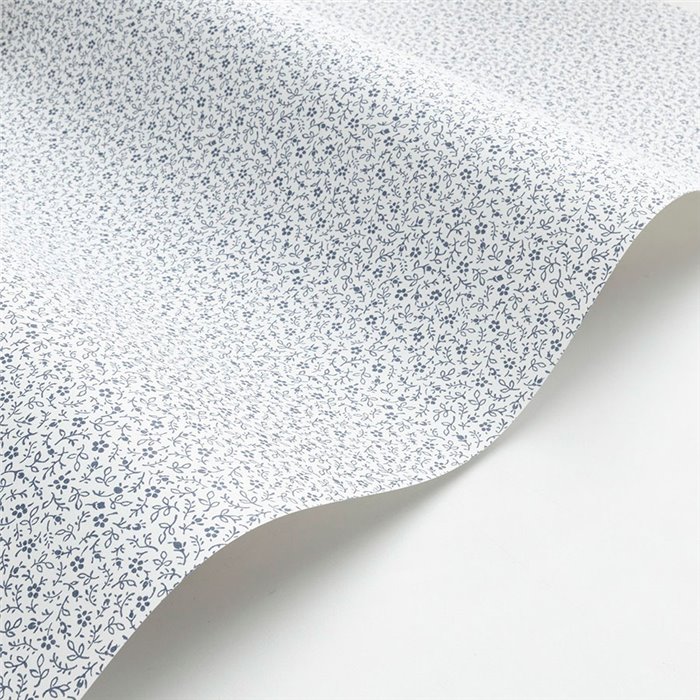 Casadeco|Romantic wallpaper with small blue forget-me-nots|Floral