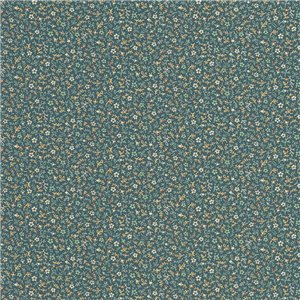 Casadeco|Papier peint à petites fleurs myosotis, style romantique|Floral
