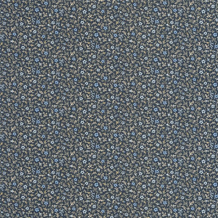 Papel pintado flores pequeñas azules - Casadeco Flower Market 89236505