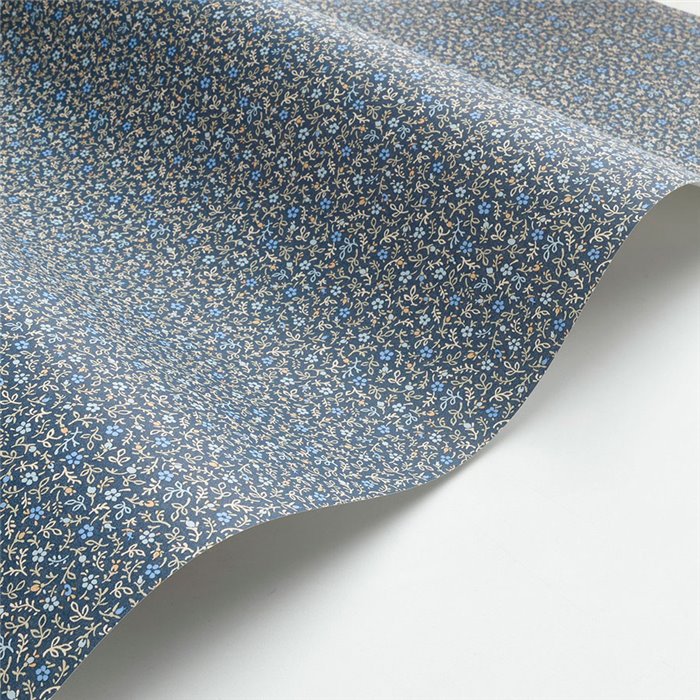 Casadeco|Tapete mit kleinen blauen Blumen|Blumen