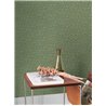 Casadeco|Papel pintado flores pequeñas verdes, flor de nomeolvides|Floral