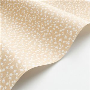 Papeldecor|Tapete Urban Jungle Palmenblätter Beige Creme|Blumen 2