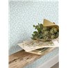Casadeco|Tapete mit kleinen Blumen und hellblauen Maiglöckchen|Blumen