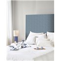 Casadeco|Papier peint bleu à petites fleurs et muguet|Floral