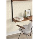 Casadeco|Wallpaper with small minimalist tulips|Floral