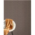 Casadeco|Papier peint petits tulipes style minimaliste noir et bordeaux|Floral