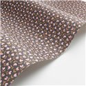 Casadeco|Minimalist style small tulips wallpaper in black and burgundy|Floral