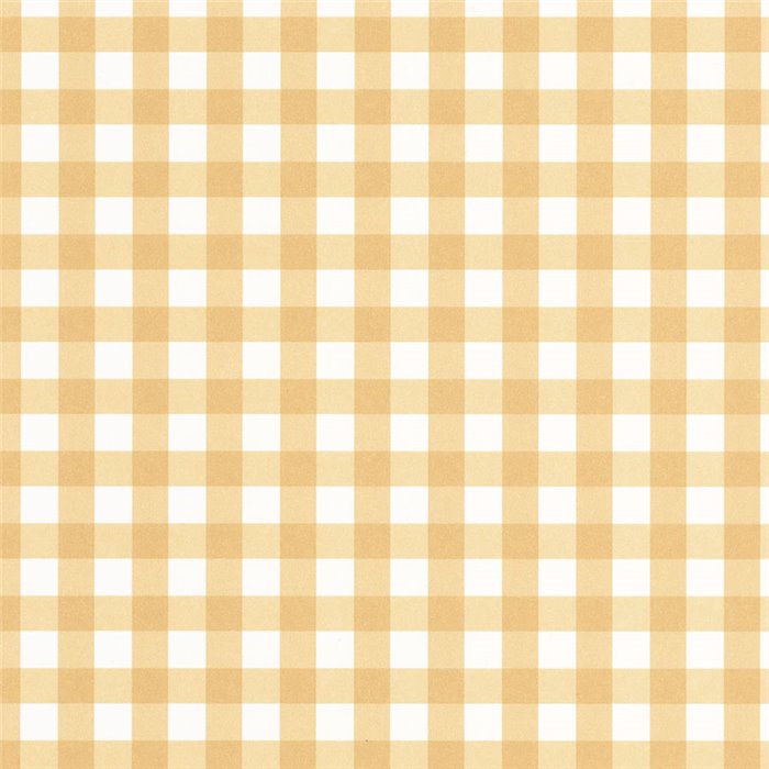 Casadeco|Papel pintado cuadros Vichy amarillos|Cuadros