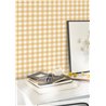 Casadeco|Gelbe Vichy-Karotapete|Karos