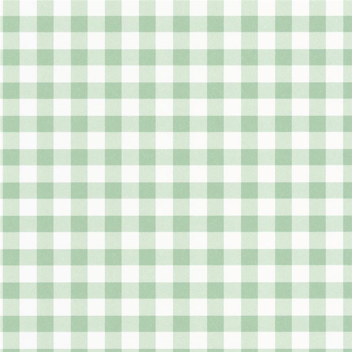 Papel pintado cuadros Vichy verde menta - Casadeco Flower Market 89267202