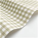Casadeco|Green gingham check wallpaper|Checkered