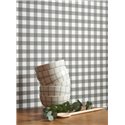 Casadeco|Grey tone gingham check wallpaper|Checkered