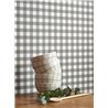 Casadeco|Grey tone gingham check wallpaper|Checkered