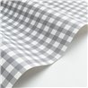 Casadeco|Grey tone gingham check wallpaper|Checkered