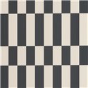 Casadeco|Papier peint géométrique avec formes rectangulaires blanc crème et noir|Rétro