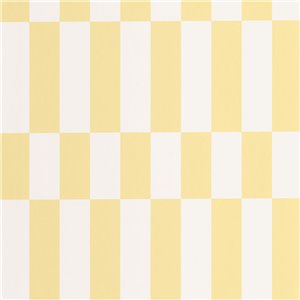 Casadeco|Papier peint géométrique avec formes rectangulaires blanc crème et noir|Rétro