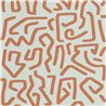 Casadeco|Modern art wallpaper with labyrinth pattern inspired by Keith Haring|Wallpaper