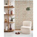 Casadeco|Modern art wallpaper with labyrinth pattern inspired by Keith Haring|Wallpaper