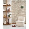 Casadeco|Modern art wallpaper with labyrinth pattern inspired by Keith Haring|Wallpaper