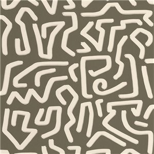 As Creation|Papier Peint damas blanc et beige moderne metazalido|Papier Peint