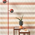 Casadeco|Horizontal striped wallpaper for living rooms|Stripes