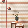 Casadeco|Horizontal striped wallpaper for living rooms|Stripes