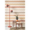 Casadeco|Horizontal striped wallpaper for living rooms|Stripes