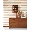 Casadeco|Papier peint rayures horizontales salon|Rayures
