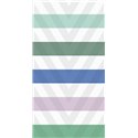Casadeco|Horizontal green, blue, and lilac striped wallpaper|Stripes