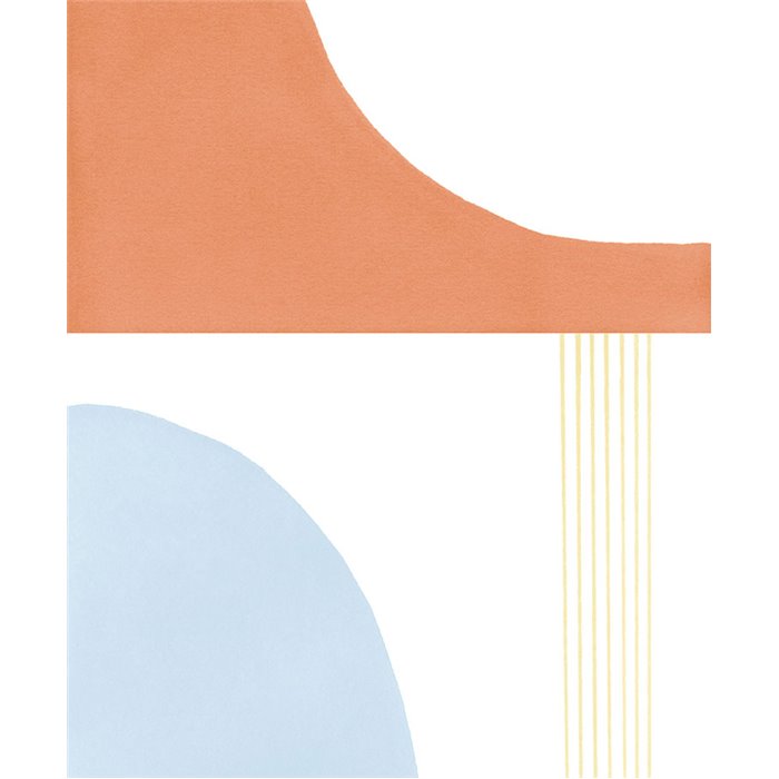 Casadeco|Geometrische Tapete im Pop-Art-Stil, bunt, ideal für Büros und moderne Räume|Modern