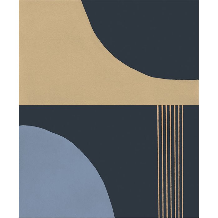 Casadeco|Papier peint art moderne tons foncés multicolores, idéal pour commerces|Moderne