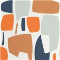 Casadeco|Abstrakte Kunsttapete in Multicolor mit geometrischen Formen|Modern
