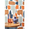 Casadeco|Abstrakte Kunsttapete in Multicolor mit geometrischen Formen|Modern