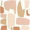 Casadeco|Papier peint style art abstrait moderne dans les tons roses|Moderne