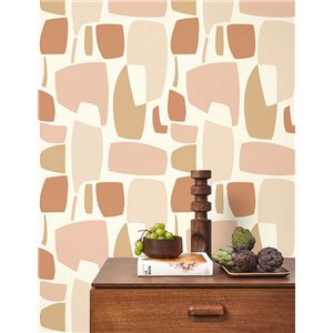 Eijffinger|Art Deco wallpaper with green ferns and feathers|Wallpaper 2