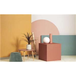Casadeco|Papier peint effet mousseline froissée beige sable|Couleurs Unies 2