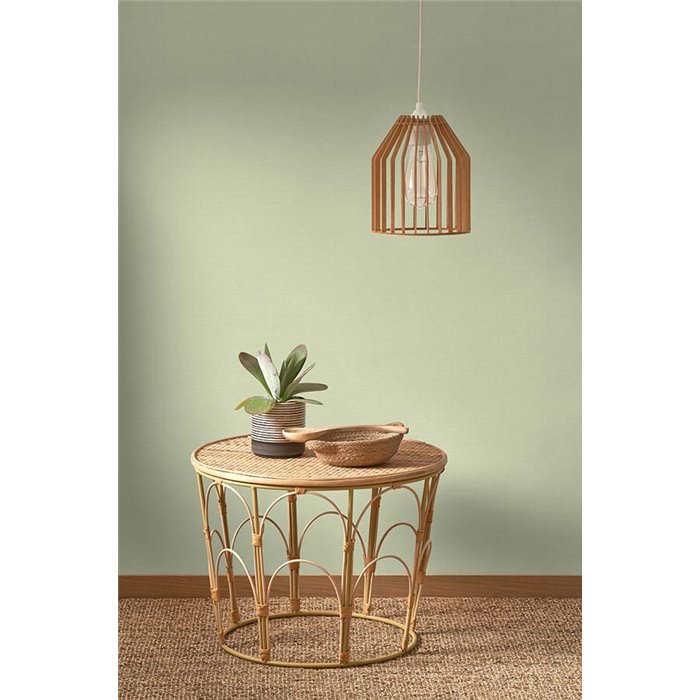 Papel pintado liso con pequeños píxeles verde almendra - Casadeco Derby 82077159