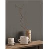 Casadeco|Plain wallpaper with small pixels in beige and black|Solid Colors