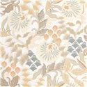 Casadeco|English-style floral wallpaper in white and beige|Floral