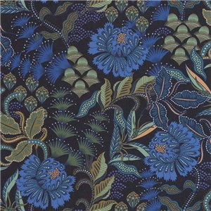 Eijffinger|Beige burlap floral wallpaper|Floral