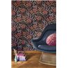 Casadeco|Papier peint floral style british avec grandes fleurs tons élégants|Floral