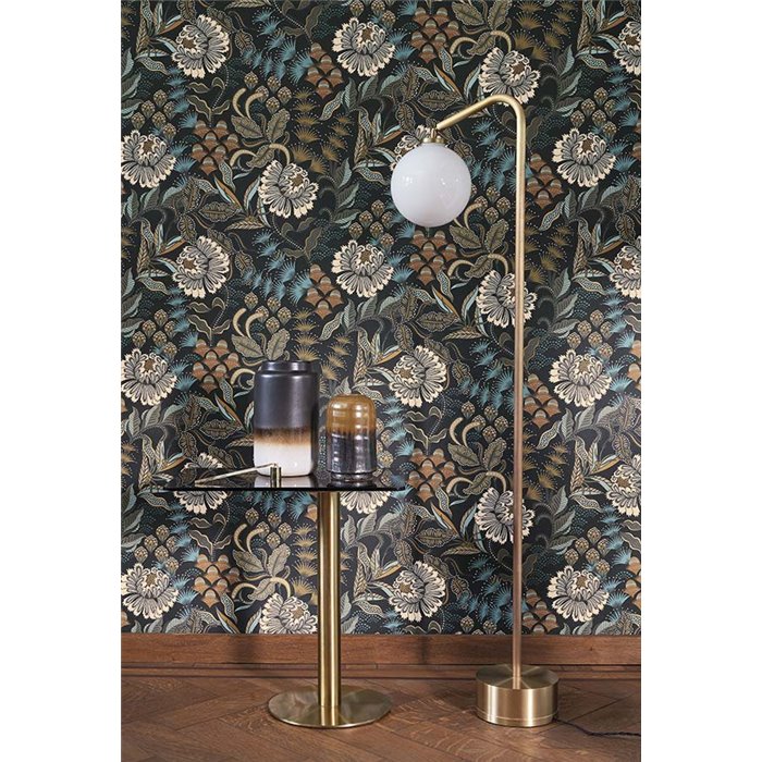 Casadeco|English-style floral wallpaper for elegant living rooms and bedrooms|Floral