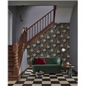 Casadeco|Papier peint fleurs style anglais pour salon et chambre élégants|Floral