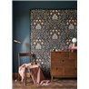 Casadeco|English-style floral wallpaper for elegant bedrooms|Floral