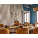 Casadeco|3D-Tapete mit Wabenmuster und raffinierter goldener Note|Geometrisch