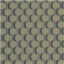 Casadeco|3D-Tapete mit geometrischem Wabenmuster in Kaki|Tapeten