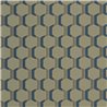 Casadeco|3D-Tapete mit geometrischem Wabenmuster in Kaki|Tapeten